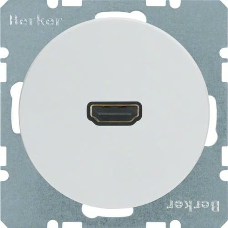 Hager Polo sp. z o.o. Gniazdo HDMI biały połysk R.1/R.3 3315422089