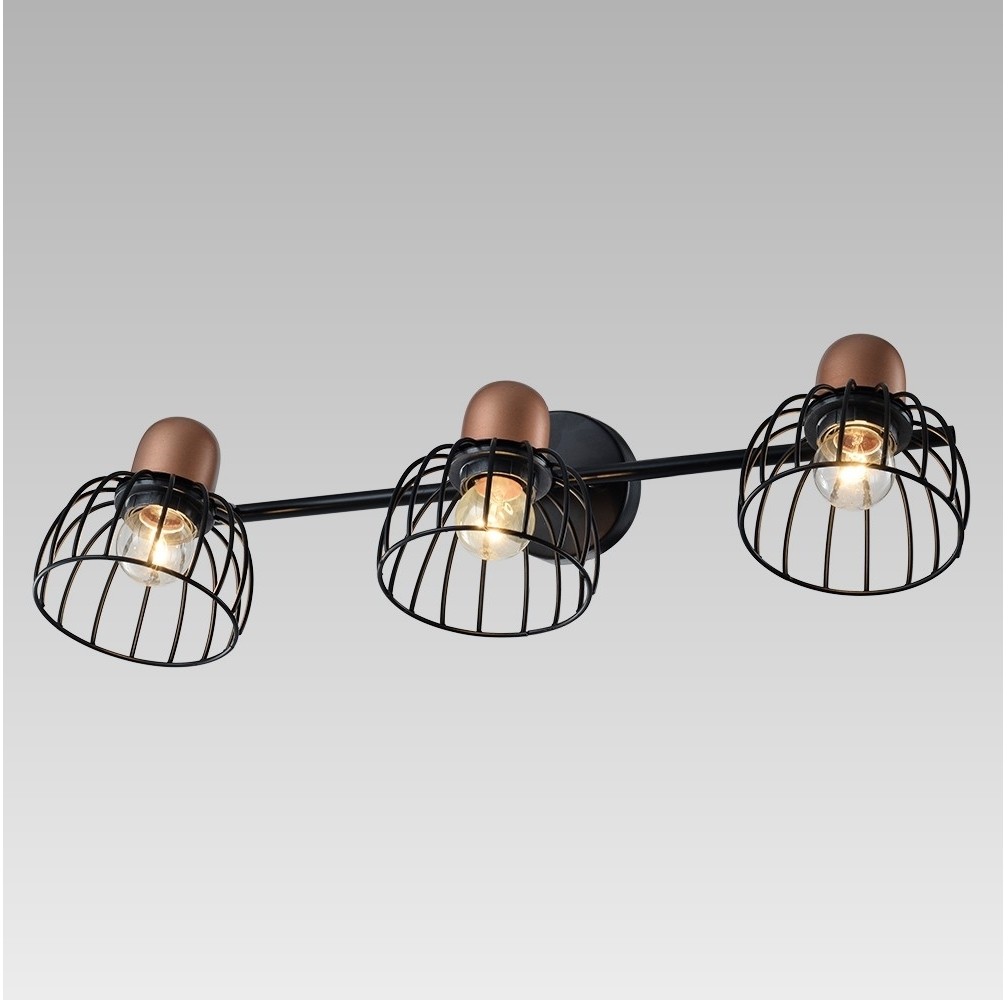 Zdjęcia - Żyrandol / lampa LUXERA Prezent BASKET 75464 spot 3x60W/E27 