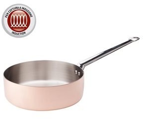 Pentole Agnelli pentole agnelli cote107cit20 linia Cooper 3 indukcja rondel z uchwytem 1 indukcyjna, 20 cm COTE107CIT20