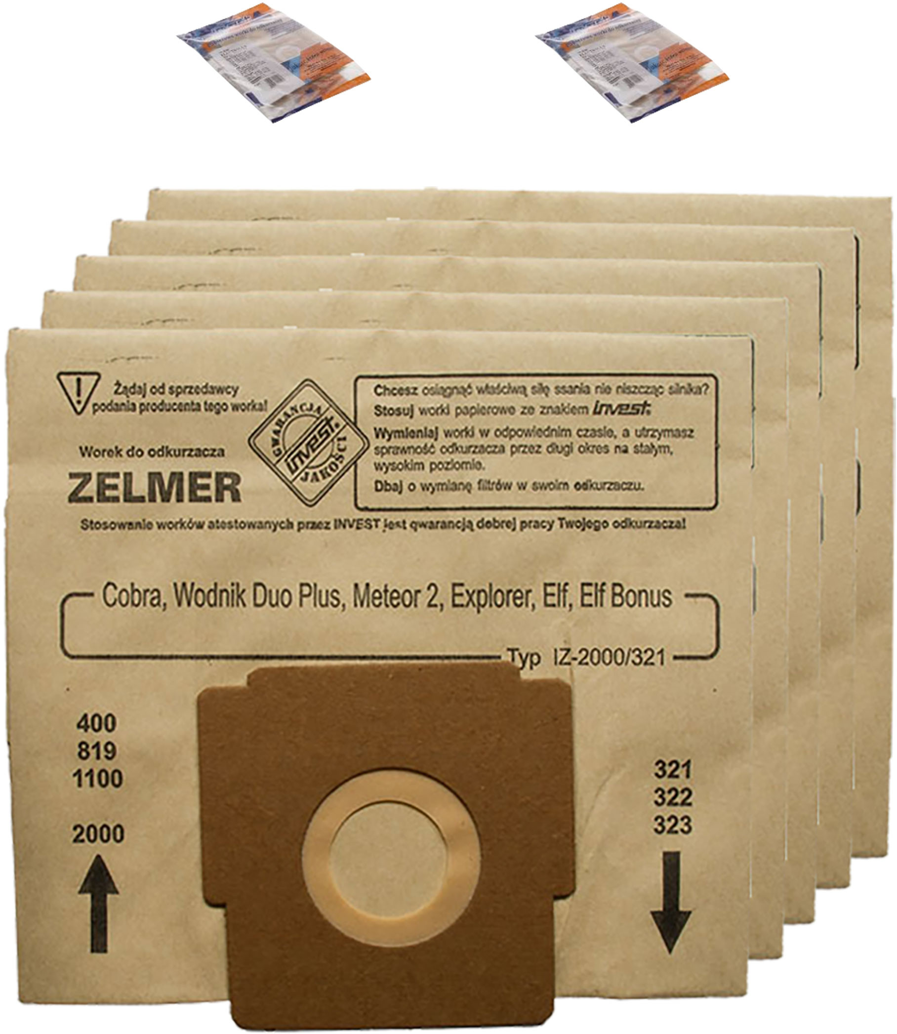 Worki 321 Elf Meteor 2 Cobra 2000 Odyssey 10 Sztuk