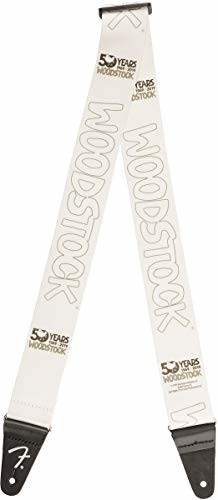 Fender Woodstock pasek do gitary, biały 0990639003