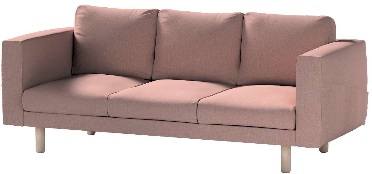 Dekoria pl pl Pokrowiec na sofę Norsborg 3-osobową zgaszony róż 213 x 88 x 85 cm City 1022-704-83