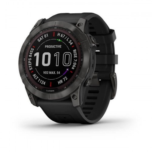 Garmin Fenix 7x Sapphire Solar DLC 010-02541-23 Czarny