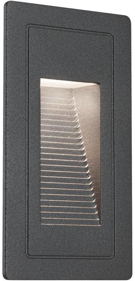 Paulmann Oprawa elewacyjna 230V High 4W IP44 3000K 103x62 Aluminium PL94382