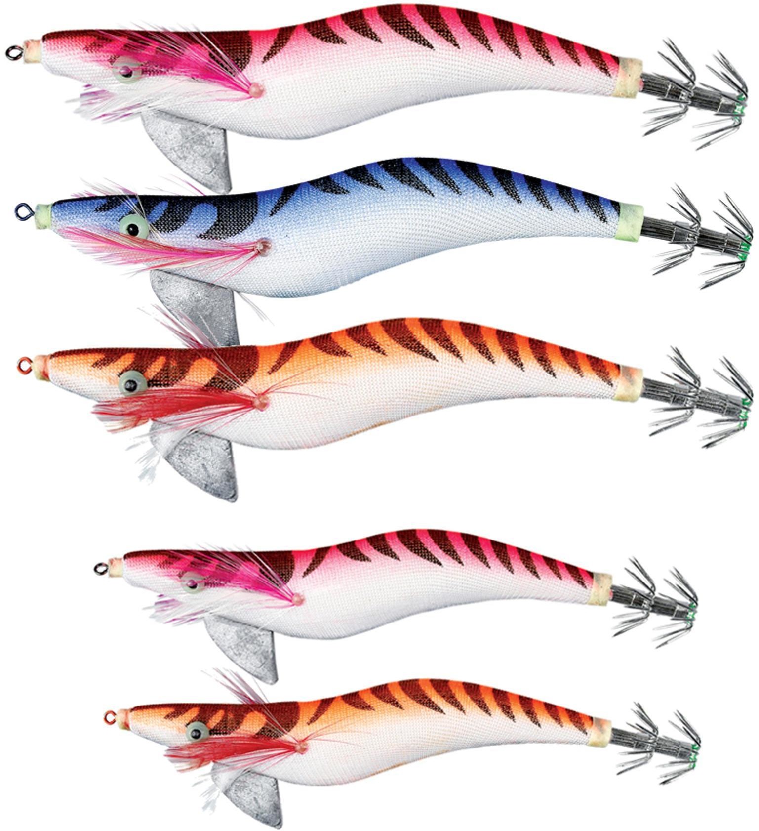 SEA SQUID Zestaw woblerów na kalmary Egi x 5 Unisex