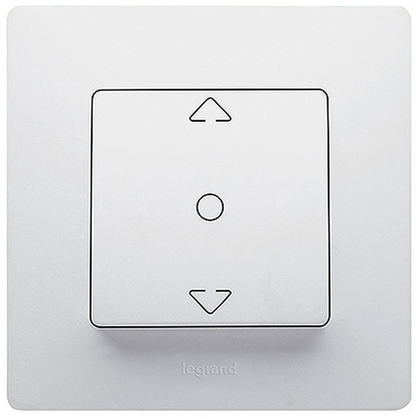 Legrand Przycisk do rolet Niloe komplet biały 396456