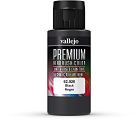 Vallejo vallejo (Premium Color 60 ML Paint, czarny