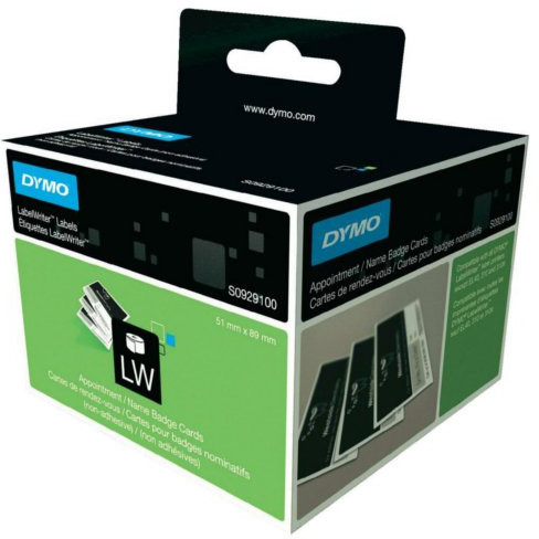 Dymo 92910 Etykiety LW wizytówkowe 51*89mm S0929100 S0929100