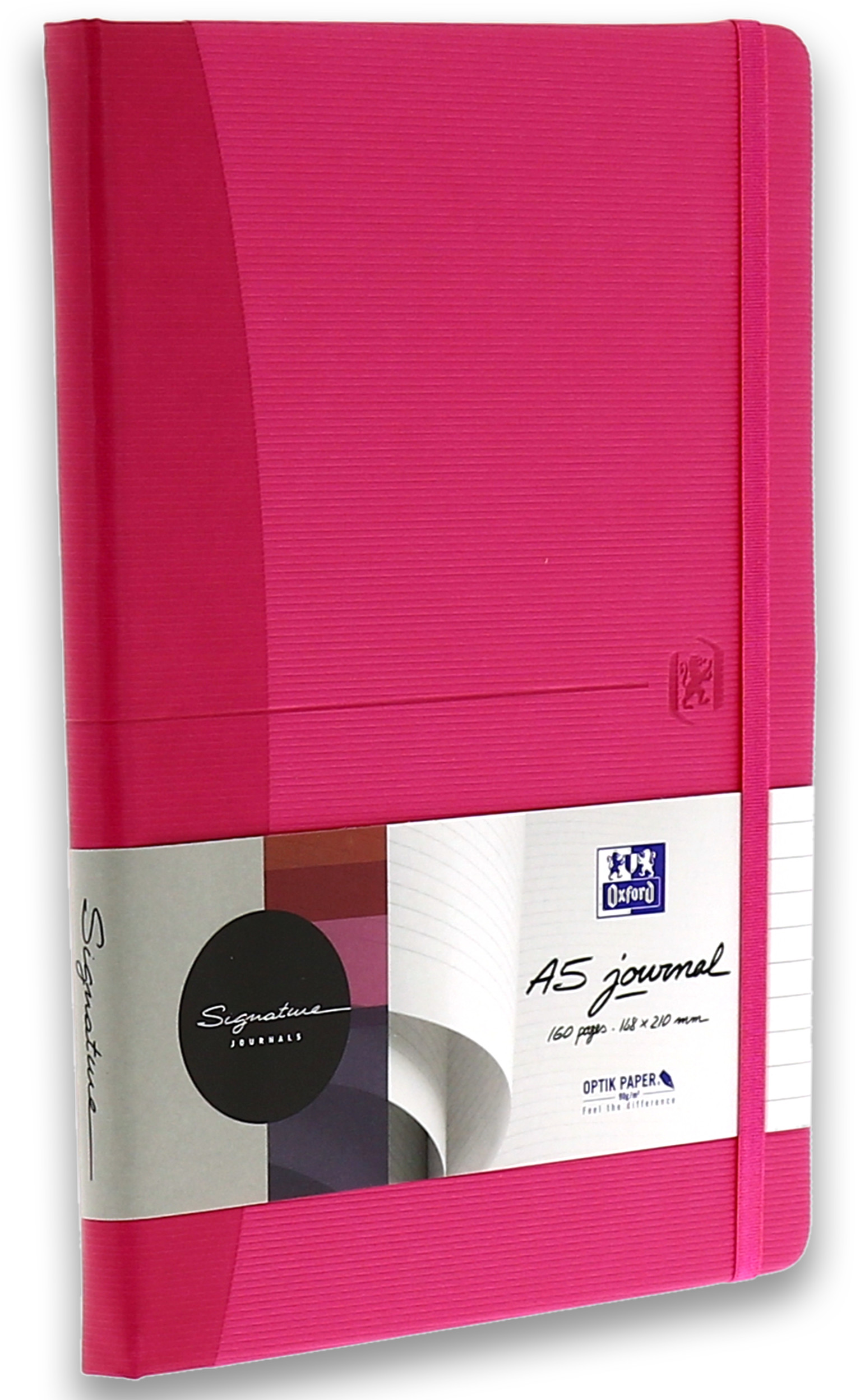 Oxford art pap Notatnik Oxford Signature A5 80K 90G linia fuksja