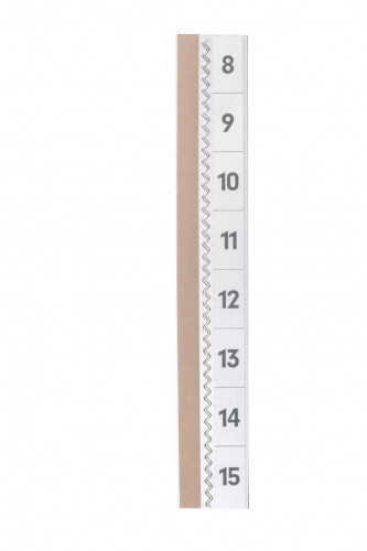 Durable Samoprzylepne indeksy do kartotek Tabfix 200mm 5 szt. przezroczyste 8402