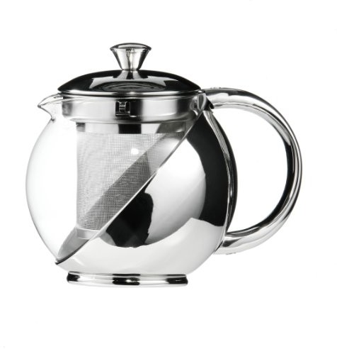 Premier Housewares Premier housewares dzbanek do herbaty z sitkiem do herbaty 500 ML stal nierdzewna i szkło 0602373