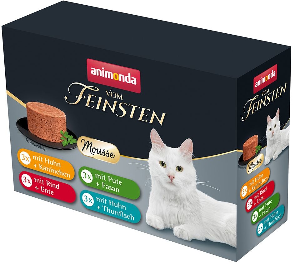 Animonda Vom Feinsten Pakiet mieszany Vom Feinsten Adult 12 x 85 g 4 warianty