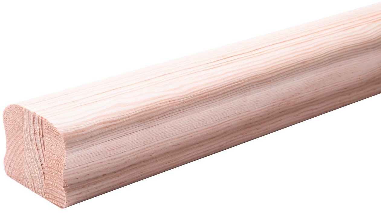 Kornik Poręcz z drewna sosnowego 50 mm x 60 mm długość 1,5 m