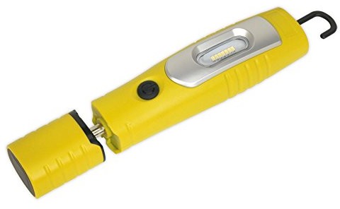 Sealey sealey ładowalna 360$45$46natrafia lampa 7 SMD + 3 W LED żółty-ogniwowy akumulator litowo-jonowy LED3602Y