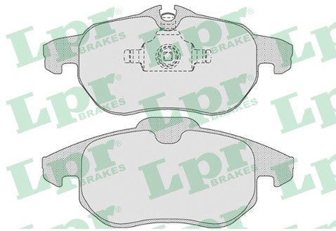 LPR Klocki hamulcowe - komplet 05P814
