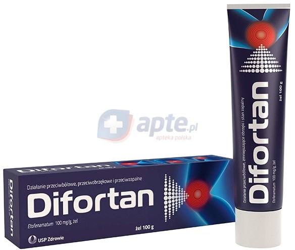 USP Zdrowie Difortan 100mg/g żel 100g