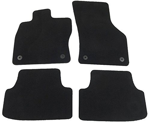 Volkswagen 3G1 061 270 WGK dywaniki tekstylne z przodu i z tyłu, czarne