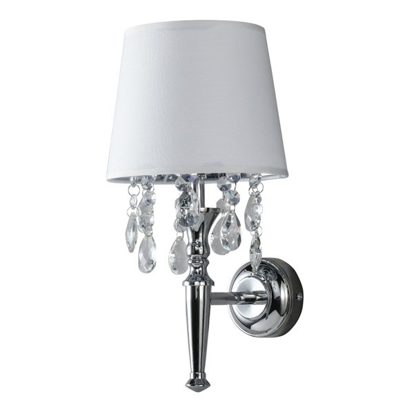 Light Prestige Kinkiet z kryształkami VIGO biały LP-0412/1W WH-0