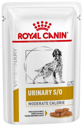 Royal Canin Veterinary Diet Canine Urinary S/O Moderate Calories saszetki 24 x 100 g