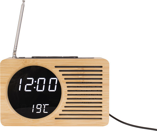 Karlsson Budzik LED Retro Radio KA5719