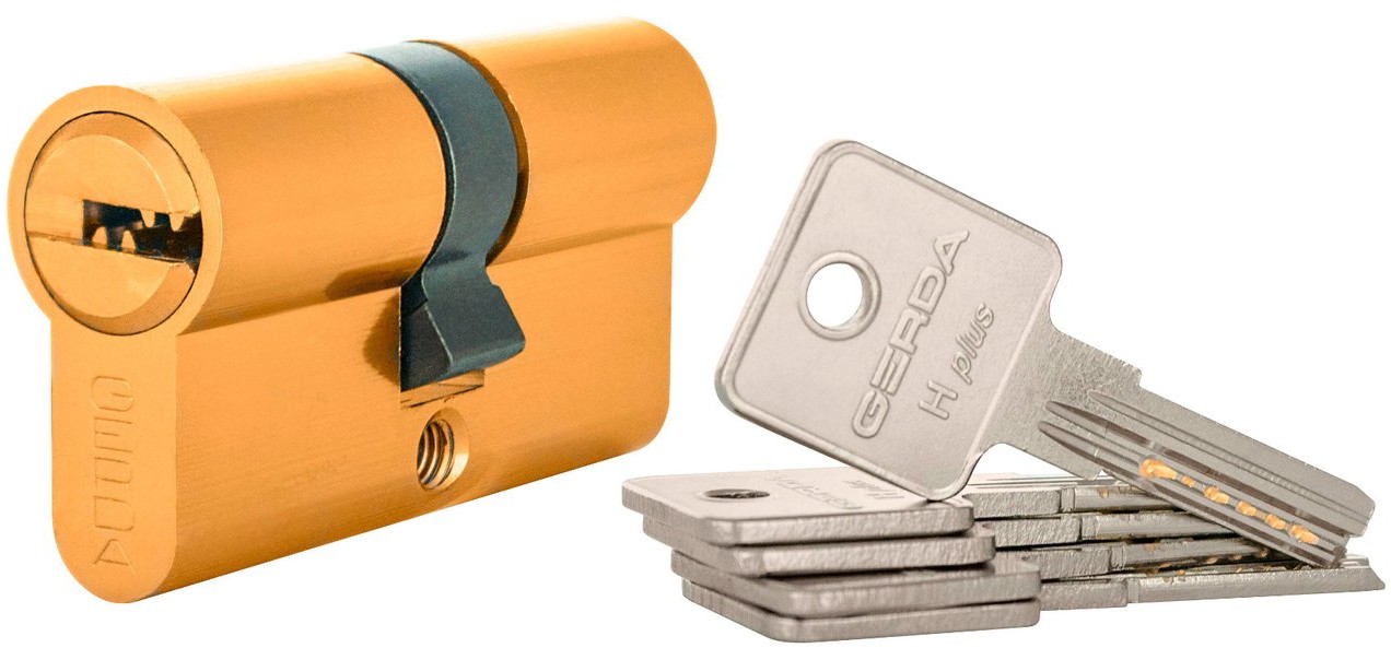 Gerda OBI Wkładka bębenkowa H Plus mosiądz 30/40