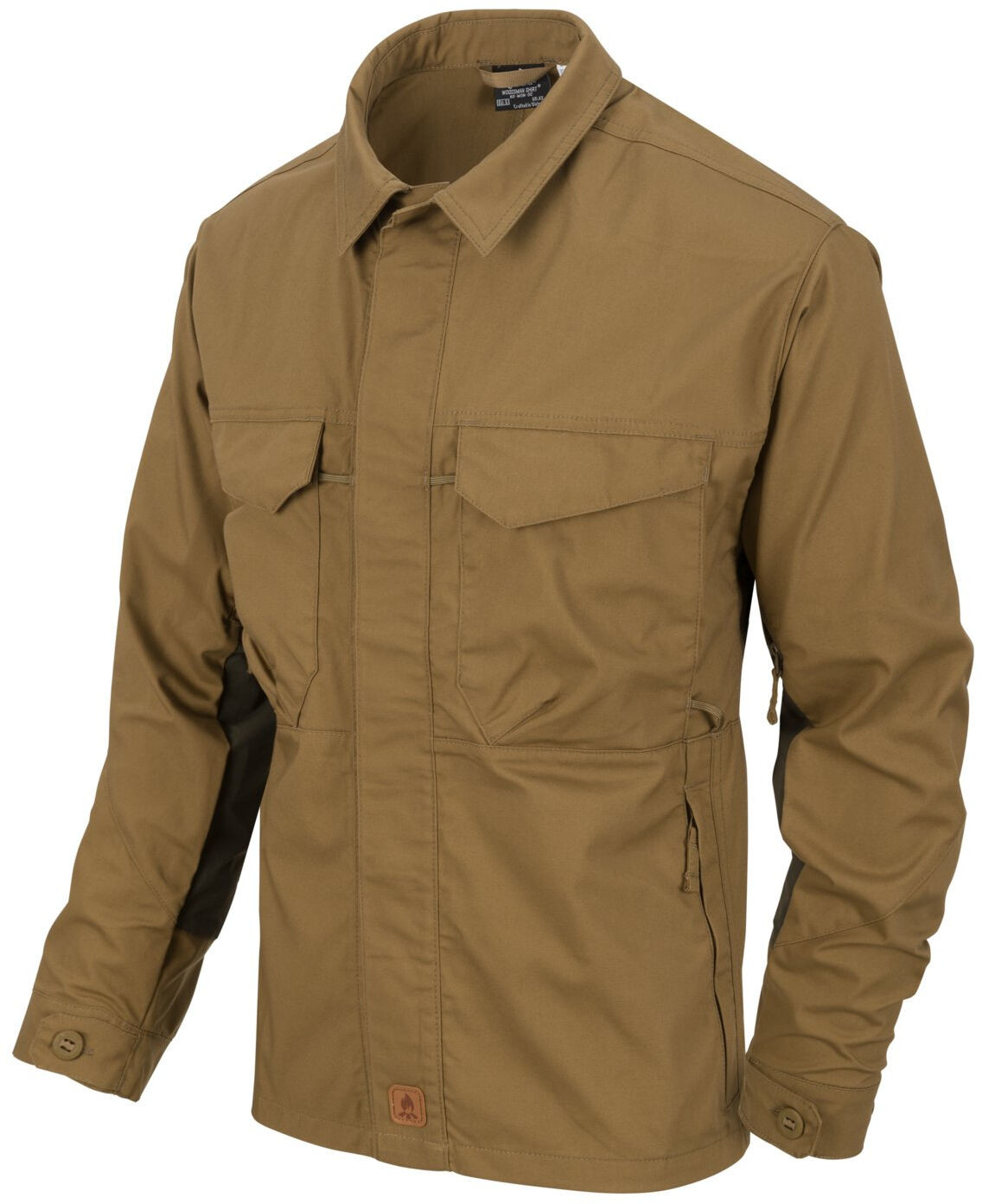 Helikon tex Koszula Woodsman - DuraCanvas - Coyote/Tajga Green A - XXL/Regular (KO-WDN-DC-1109A-B07) HE.KO-WDN-DC-1109A-B07