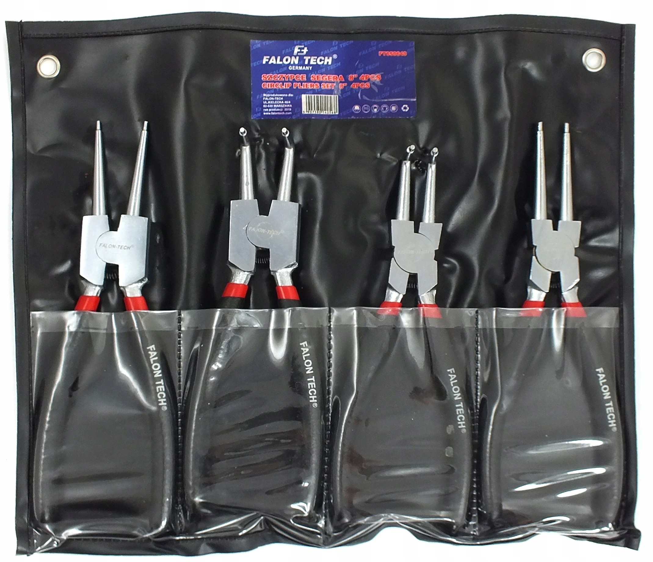 4 Sztuki - Zestaw Szczypce Segera 180mm