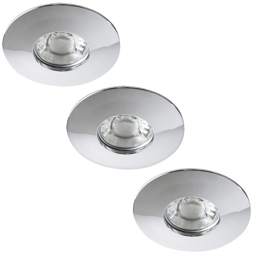 Rabalux 1072 - ZESTAW 3x LED Łazienkowa oprawa wpuszczana RANDY 3xLED/4W/230V