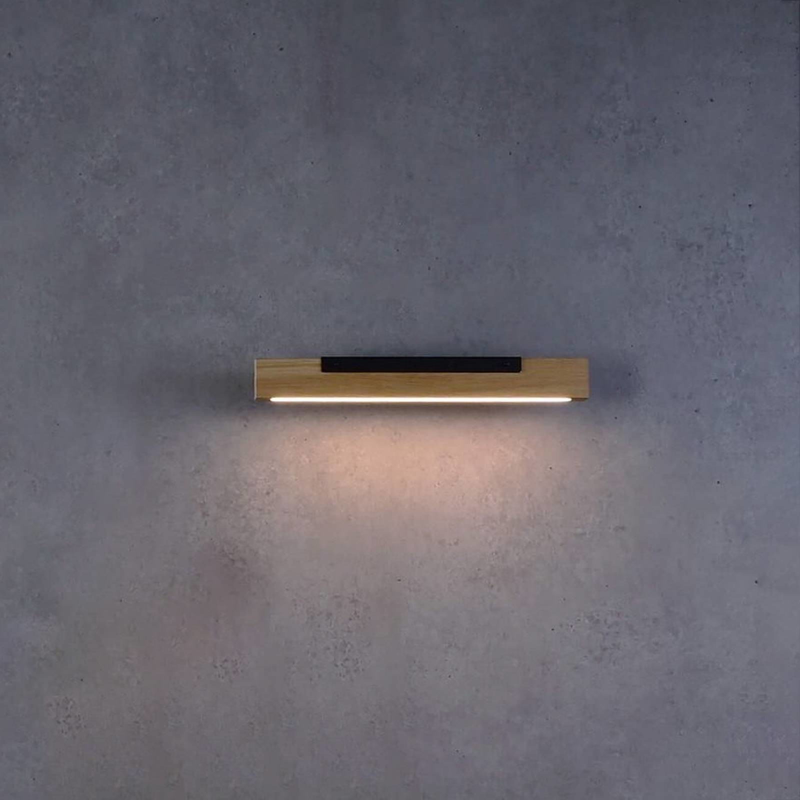 Deko-Light Kinkiet LED Madera świecąca w dół, dąb