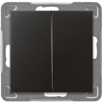 Ospel Łącznik podwójny schodowy Antracyt - ŁP-10Y/m/50 Impresja