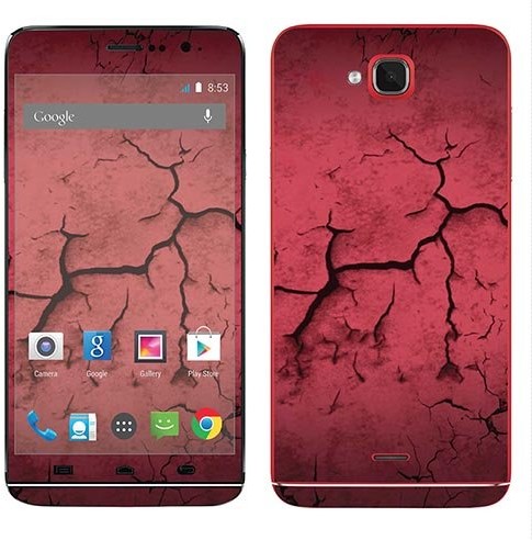 Wiko Royal Sticker Royal tatuaż ścienny RS. 97377 samoprzylepny do Slide z motywem rys czerwony RS.97377