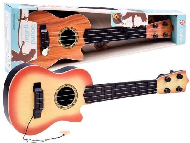 Gitara 4-strunowa dla dzieci piórko