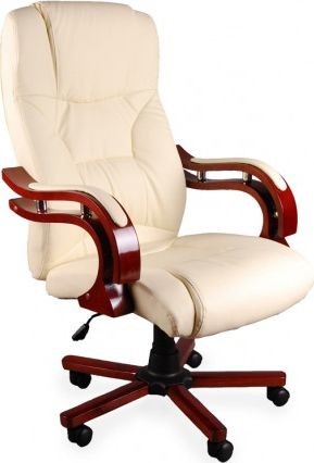 GIOSEDIO Fotel biurowy GIOSEDIO ecru z masażem model BSL005M BSL005M