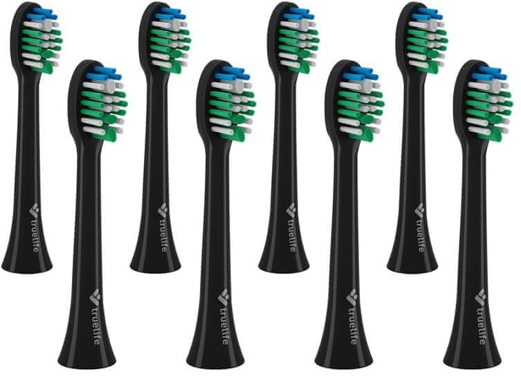 TrueLife głowice do szczoteczki Compact Heads Black Standard 8 Pack