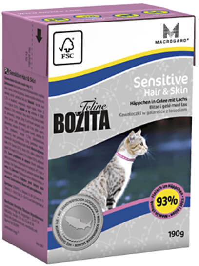 Bozita Feline Hair & Skin Sensitive tetra pak 6x190g