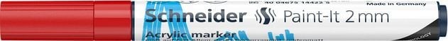 Schneider marker akrylowy Paint-it 310 2 mm 15 cm czerwony twm_970573