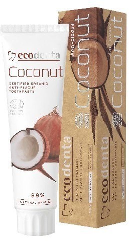 ECODENT ECODENTA Organic Pasta do zębów Coconut przeciw kamieniowi 100ml ECODENTA Organic Pasta do zębów Coconut przeciw kamieniowi 100ml