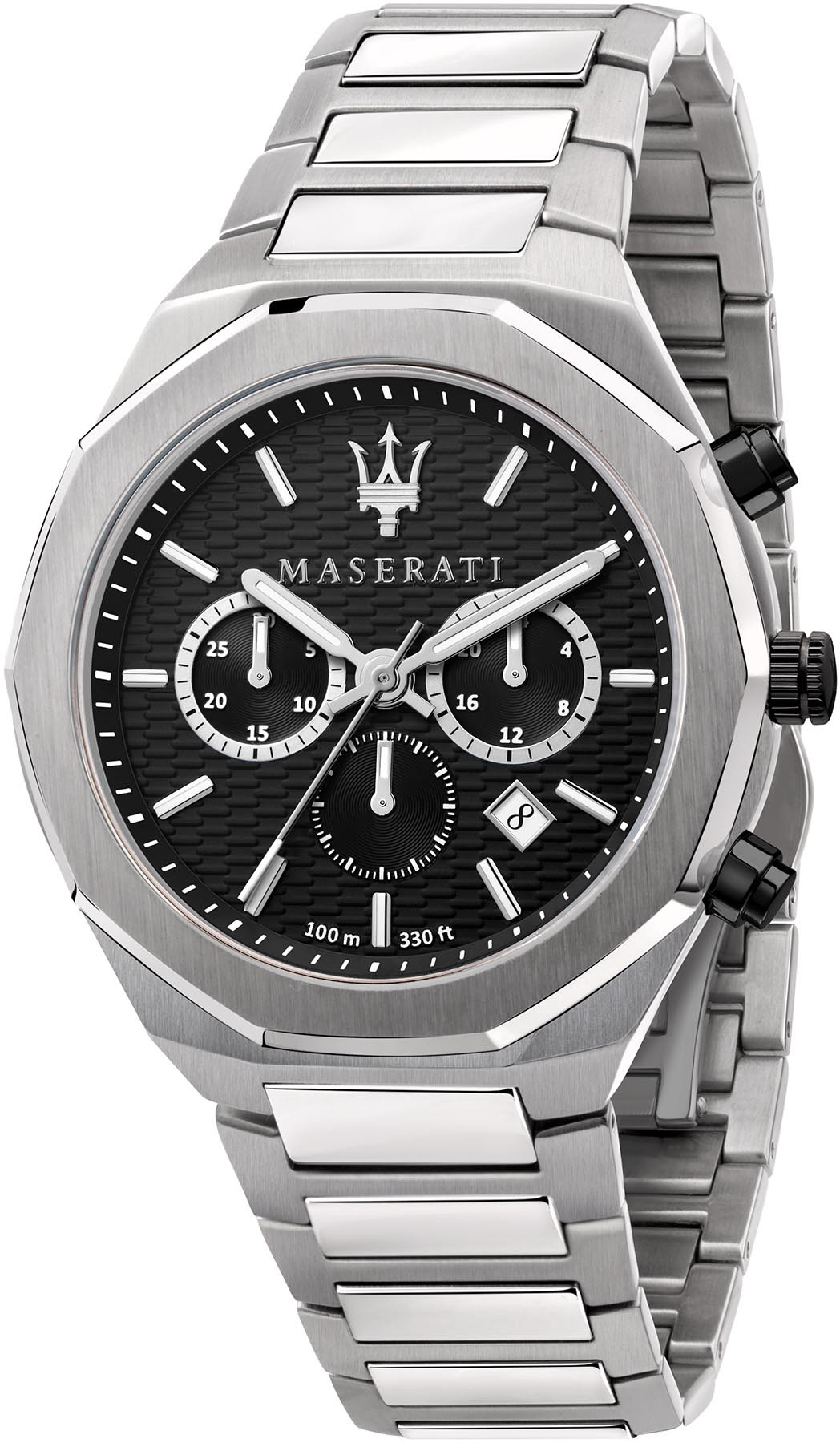 Maserati Zegarek Stile R8873642004 Silver/Black