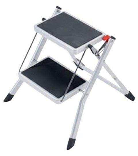 Hailo Werk Hailo Drabinka z dwoma stopniami podest Mini, 45 cm, stal, 4310-001