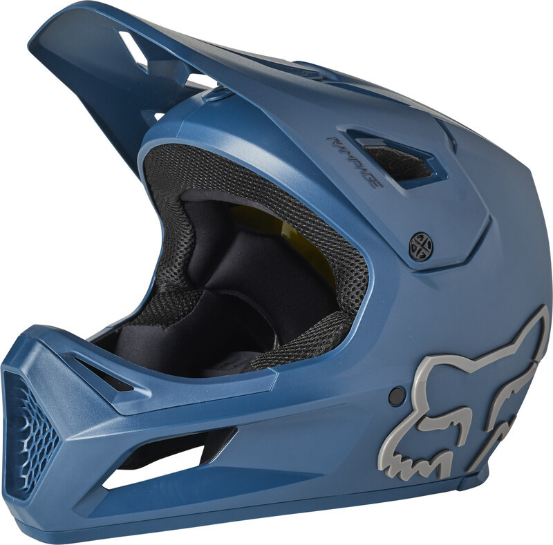 Fox Rampage Helmet Men, dark indigo S | 55-56cm 2021 Kaski Fullface i Downhill 27509-203-S