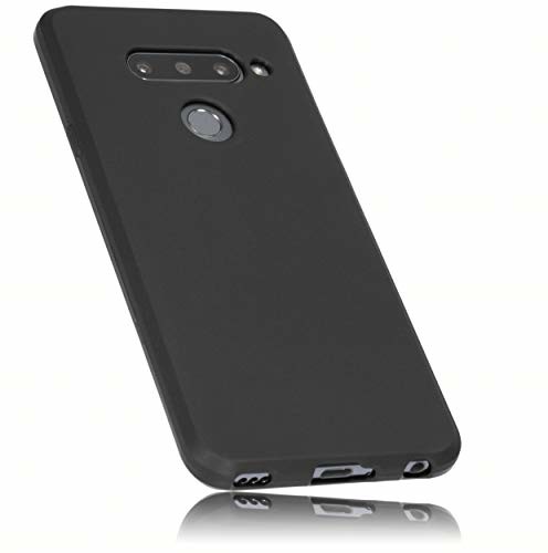 mumbi etui kompatybilne z LG V40 ThinQ, silikonowe etui TPU, idealnie dopasowane, czarny