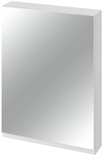 Cersanit Moduo Szafka boczna wisząca 59,5x14,4x80 cm z lustrem biała S929-018