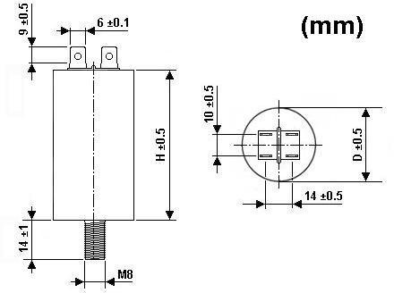 VS Electronic 146062 MKP kondensator wstępny, 40F, 450 V