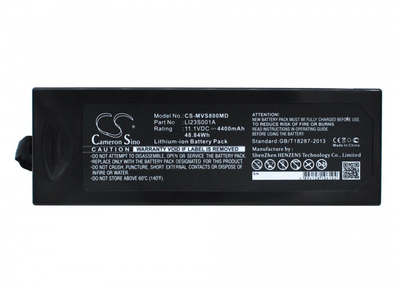 Cameron Sino Mindray VS800 LI23S001A 4400mAh 48.84Wh Li-Ion 11.1V Cameron Sino)