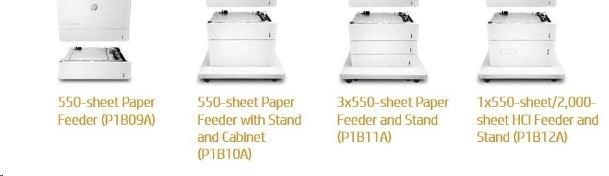 HP Color LaserJet 1x550 Stand - zásobník na 550 listů pro CLJ M681, M652, M653, E67660, E67550, E67560, E65150, E65160