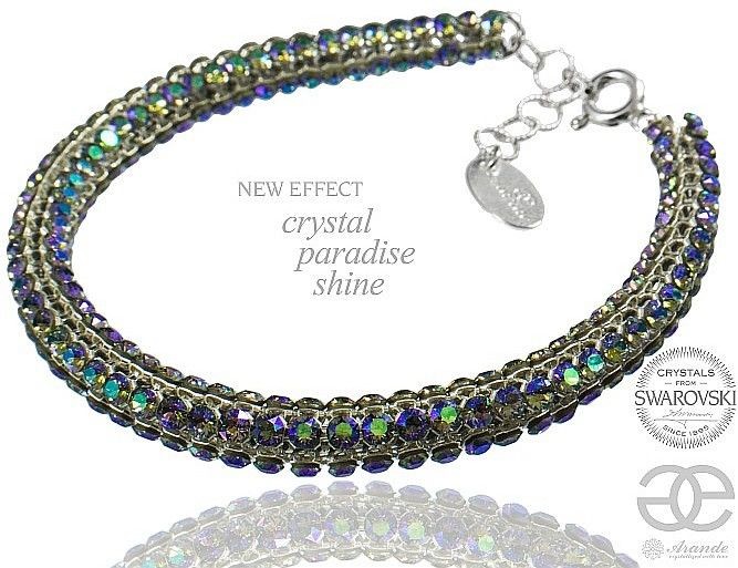 Swarovski Arande CRYSTALLIZED przepiękna bransoletka PARADISE SHINE 4708299584