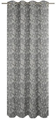 adam Flower cuvée Light zasłona/145x245/oczka/ciemnoszary 984307