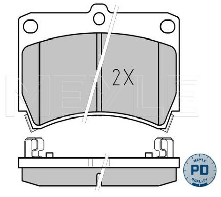 Wulf Gaertner Autoparts Zestaw klocków hamulcowych, hamulce tarczowe Wulf Gaertner Autoparts 025 216 5415/PD