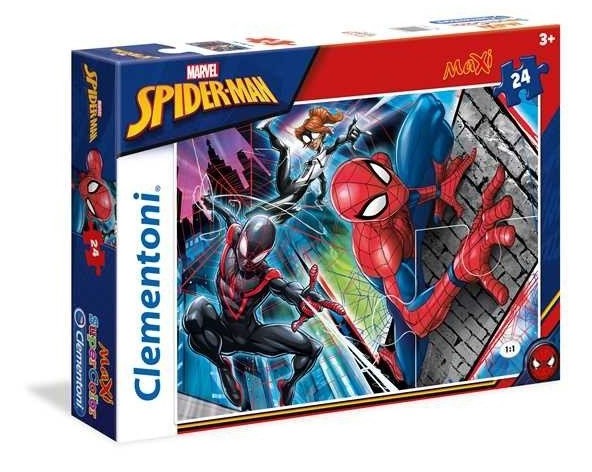 Clementoni 24 elementy MAXI Super Kolor Spider-Man 1829899