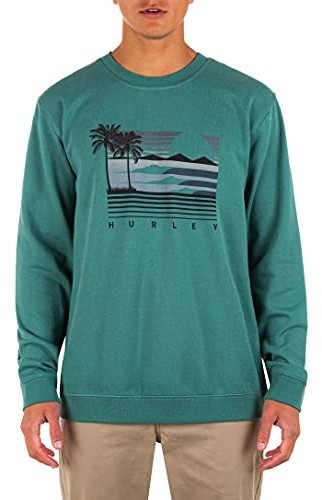 Hurley Hurley Męska bluza z kapturem M Unridden Ones Sekwoja S MFT0009610